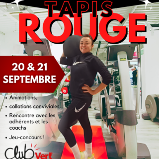 portes ouvertes tapis rouge - 20 et 21 septembre club vert marckolsheim