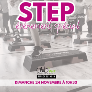 Step spécial - novembre 2024 - club vert marckolsheim