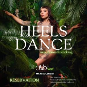 initiation Heels dance - danse sur talons - club vert lemm rollicking marckolsheim