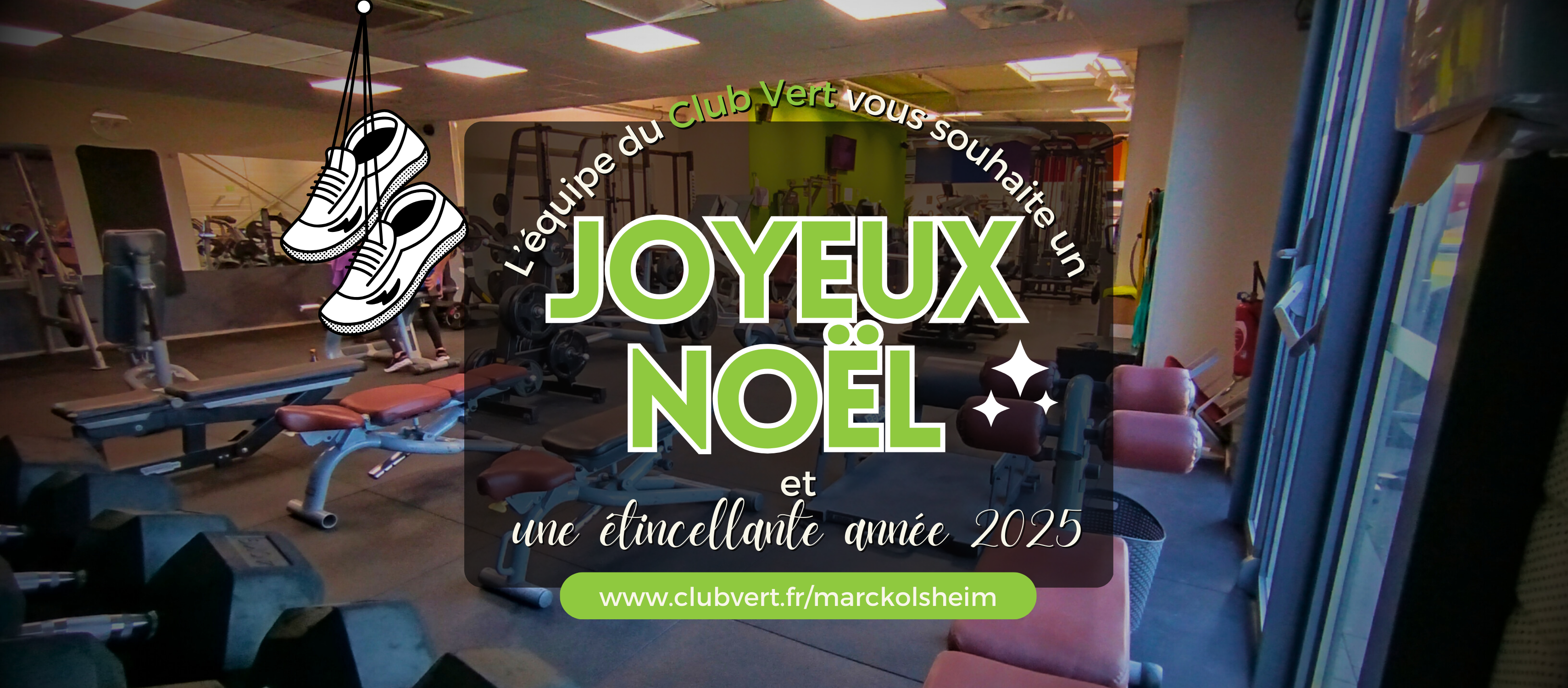 joyeux noël 2024 - club vert marckolsheim - fitness salle de sport